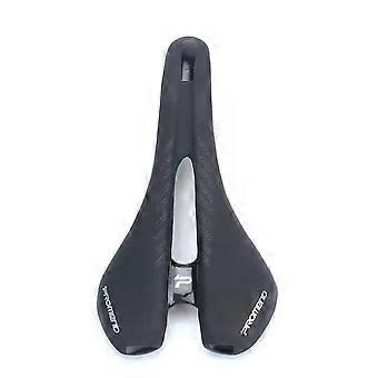 MTB Saddle Leather Bike Saddle Chair Hollow Breathable Racing Bicycle Seat Cushion Pro Bike Racing Seat Bicycle Part