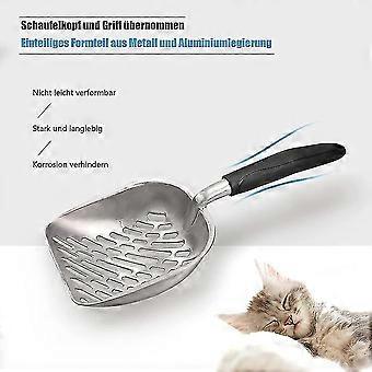 Strumento di pulizia della pala della lettiera per gatti da 4 pezzi, pala della lettiera fatta di robusto