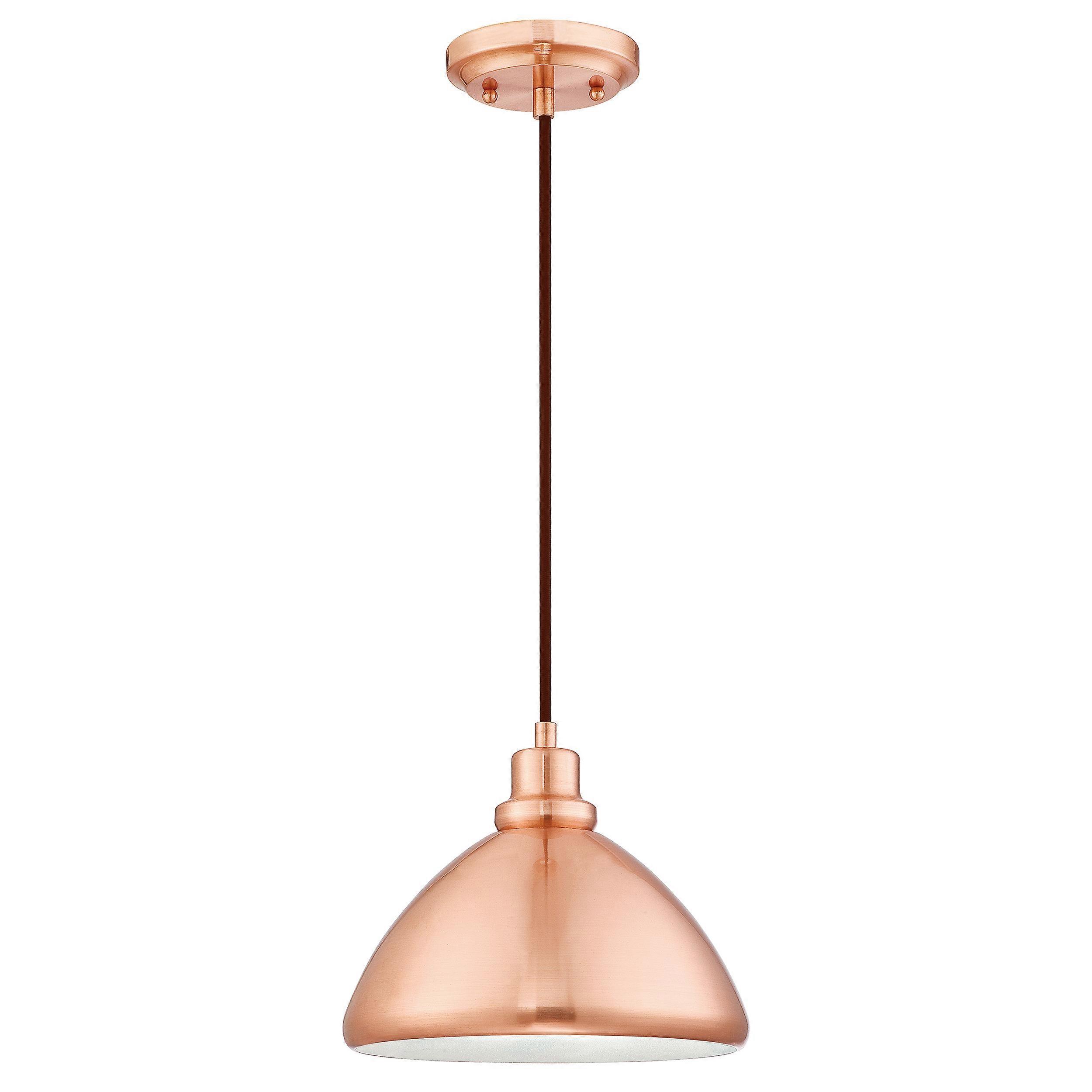 One-Light Pendant brushed copper