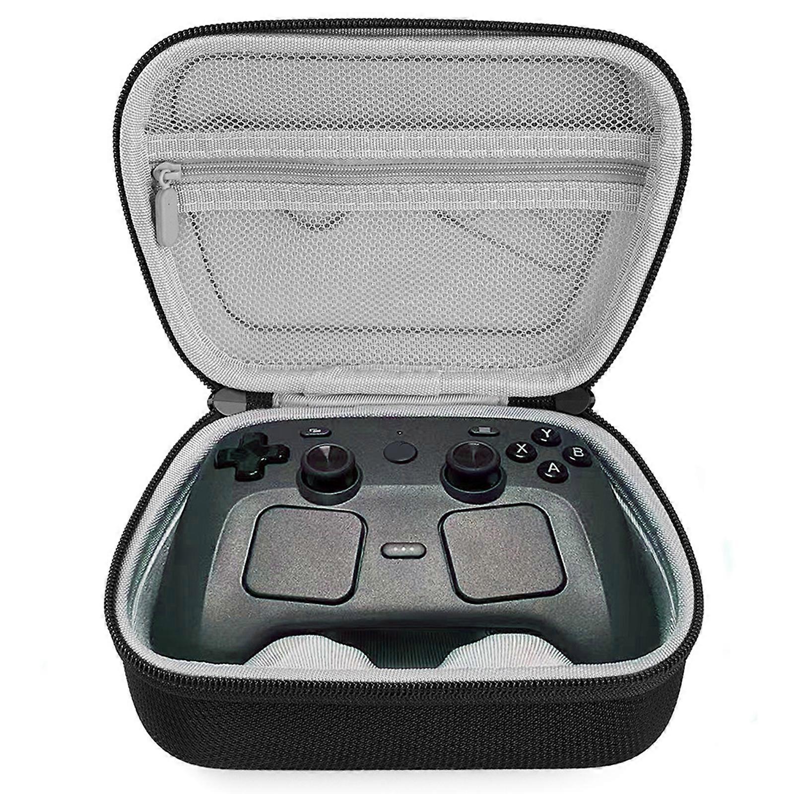 Shockproof Storage Box for Steam Controller 2 Hard Pouch Bag Scratchproof Controller Carrying Case With Pocket & Handle Multicolor