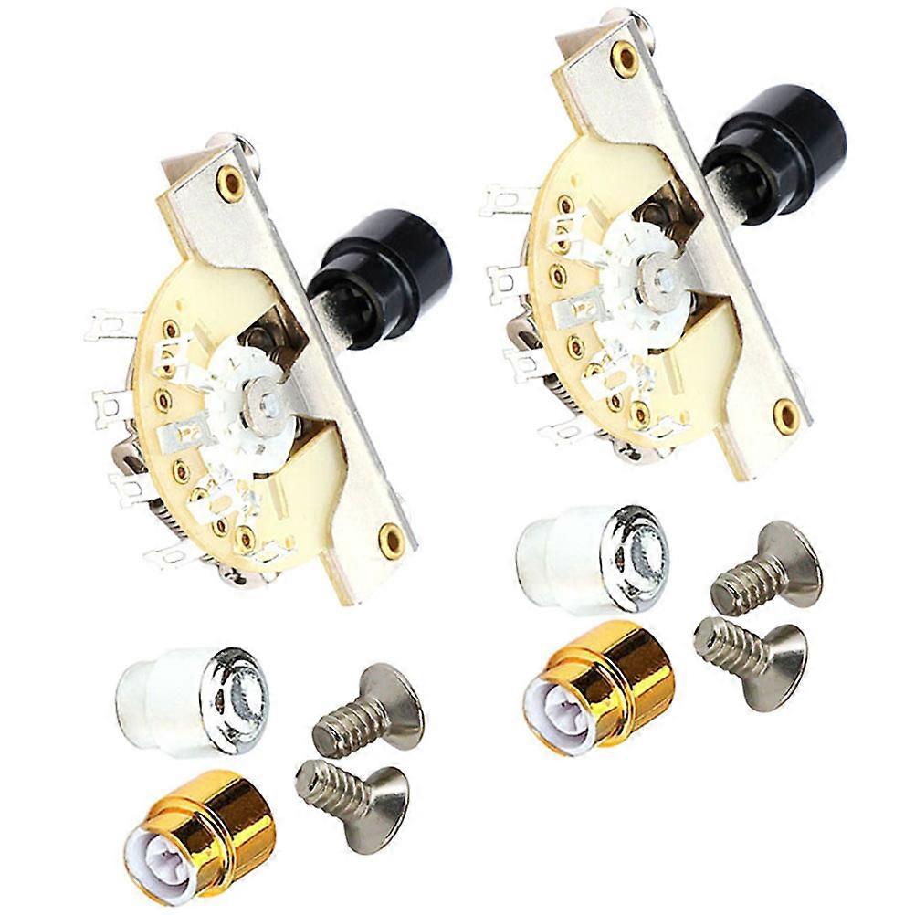 1 Set Guitar Toggle Switch Electric Guitar Pickup Selector 5-way Toggle Switch