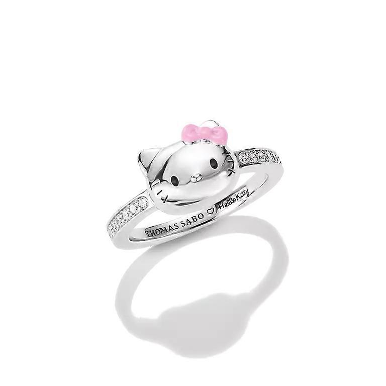 Thomas Sabo Hello Kitty Pink Bow Ring TR2549-M06-14