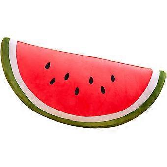 Almohada de peluche de sandía para decoración, juguete de peluche con forma de fruta, regalo