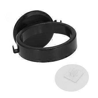 Suporte mural para sche-cheveux, auto-adhsif, ganho de lugar, noir