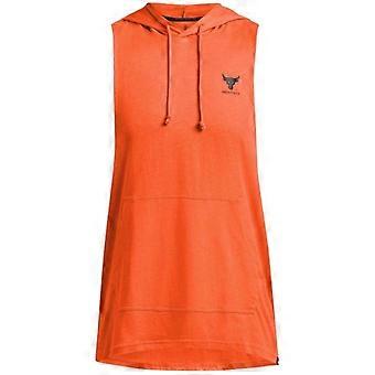 Under Armour Mens Project Rock Payoff Sleeveless Hoodie