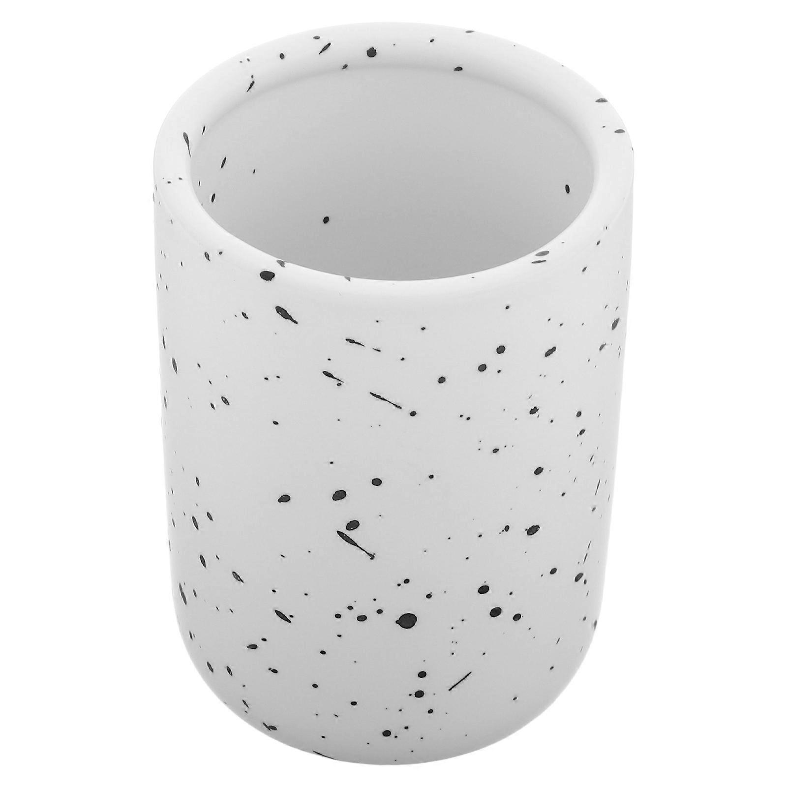 Reusable Ceramic Toothbrush Cup for Bathroom 3Pcs Multipurpose Holder
