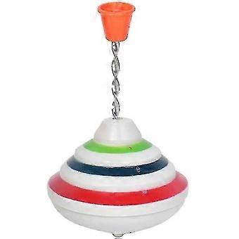Blinkende Musik Gyro Push Down Kreisel LED Shining Toys Geburtstagsgeschenke für Kinder