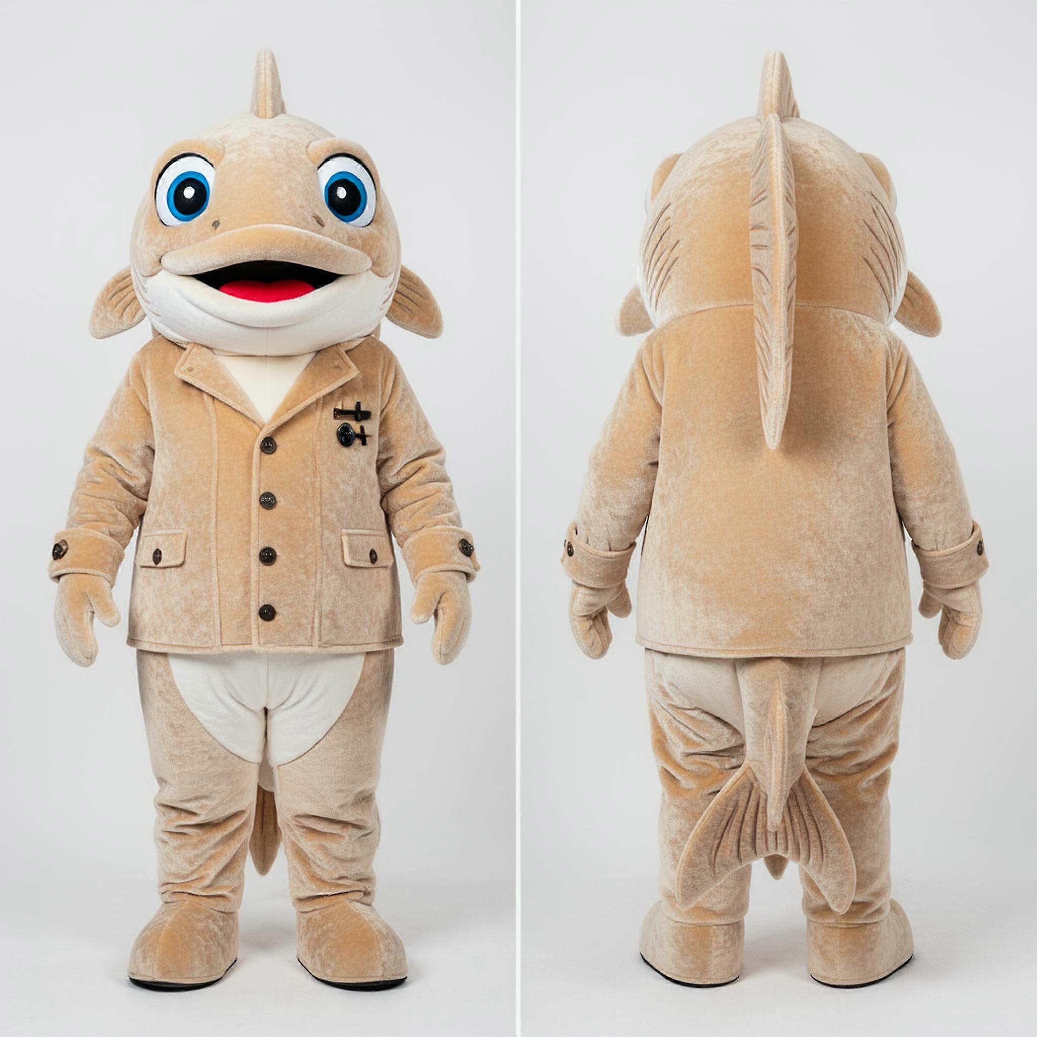 MASTICOT Beige Windbreaker Salmon Mascot