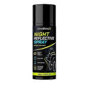 Kine ShineX Reflective Spray - Quick-Dry Visibility Coating for Night Riding Gear