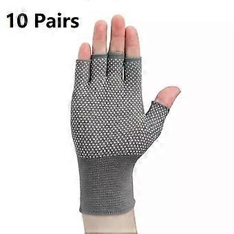 3/5/10 Pairs Half-Finger Gloves for Bicycle Non-slip Touchscreen Fingerless Gloves Summer Fitness Breathable Motorcycle Gloves