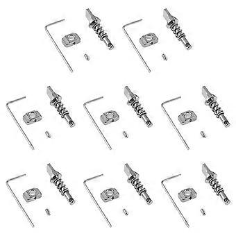 8x Surfboard-Finnen-Schrauben-Set mit Schnellverschluss, Edelstahlschrauben für Box-Center-Finnen, Surfbretter