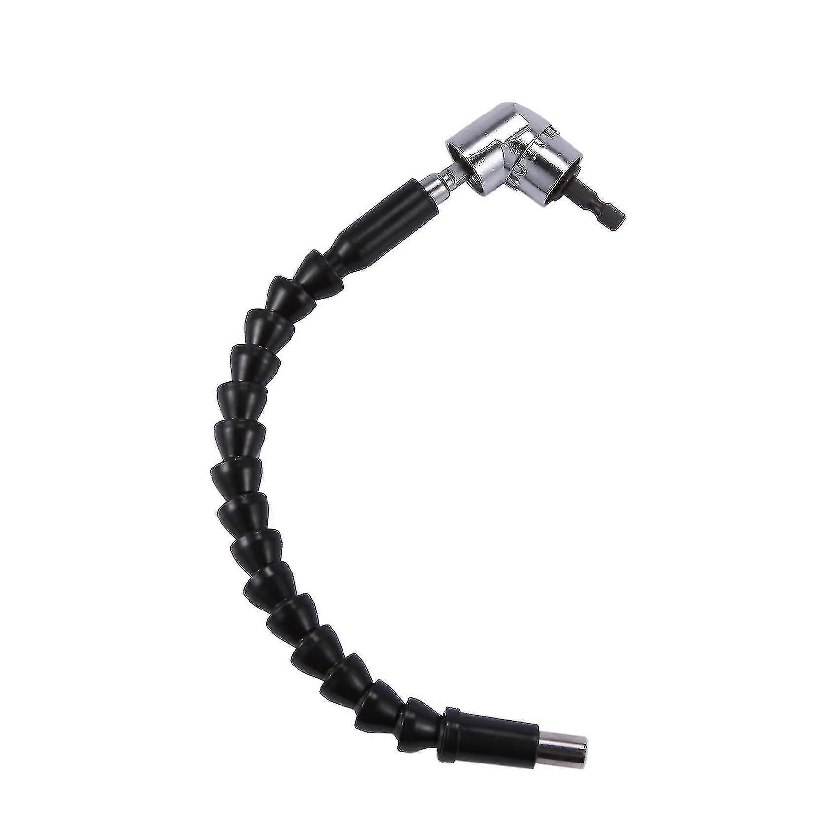 Right Angle Drill And Flexible Angle Extension Bit Kit Compatible with Drill Or Screwdriver 1/4" Socket Adapter
