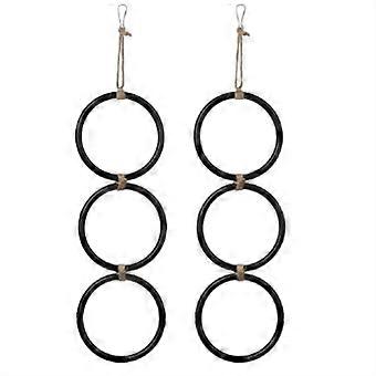 2PCS Snake Climbing Rings for Ball Pythhon,Enrichment Rings for Corn Snake, Decorative Snake Tank Accessories with Hook