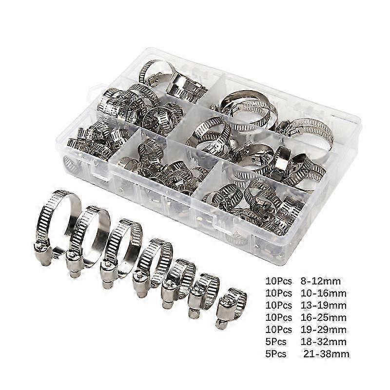Stainless Steel Adjustable Hose Clamp Kit