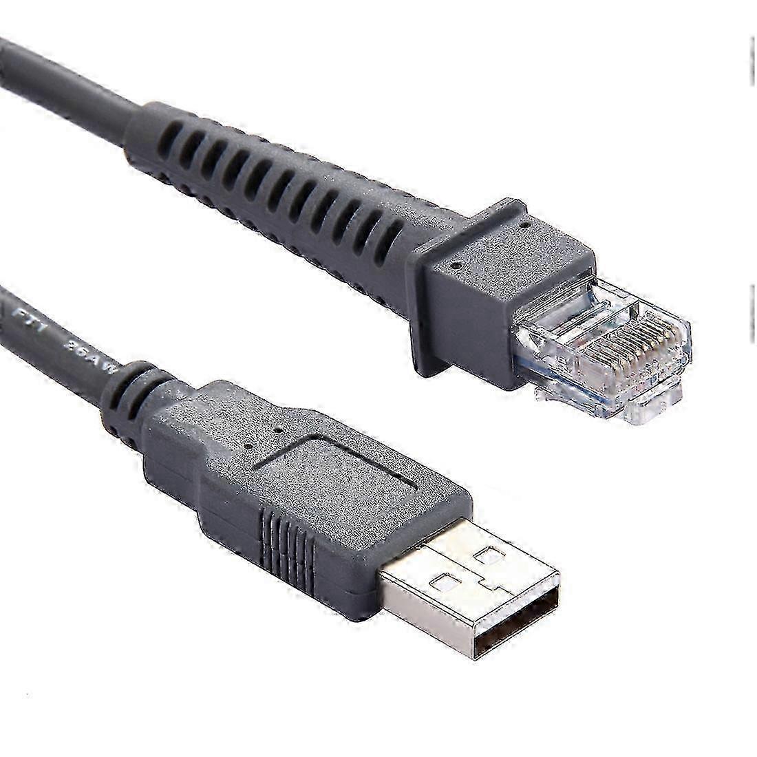 2m USB A to RJ45 Barcode Cable