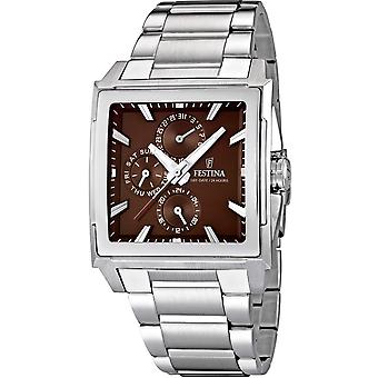 Feast Quartz analog man Watch med rustfrit stål armbånd F16653/2