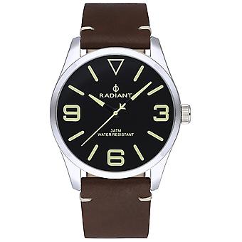 Radiant darth Quartz Analog Man Watch with RA533201 Cowskin Bracelet