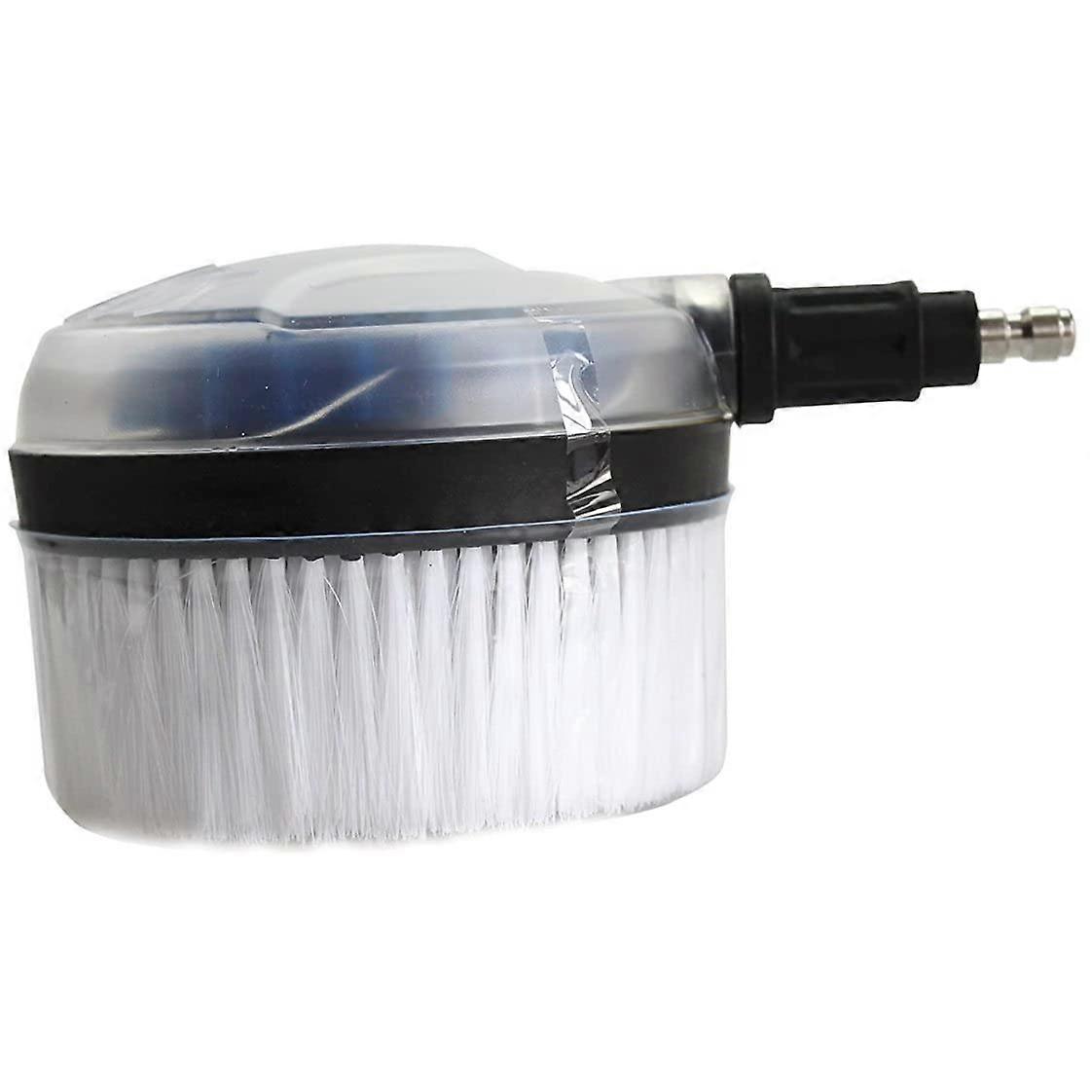 Pressure Washer Brush 1/4 Quick Connect Rotating Soft Bristle for Controlled Surface Cleaning