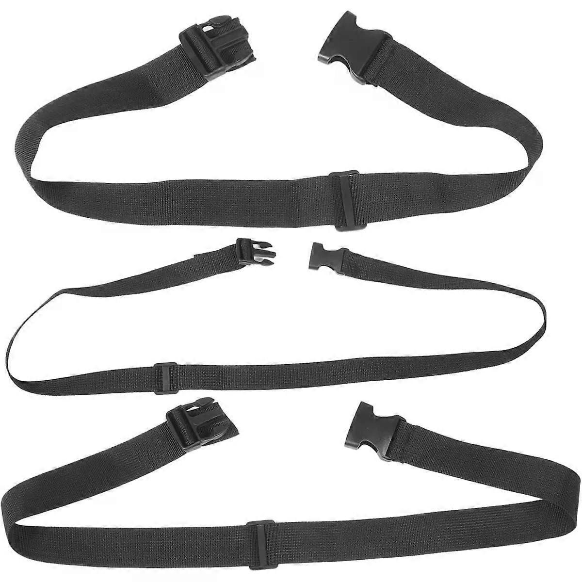 3pcs Nylon Buckle Strap Extender for Backpack and Sleeping Bag