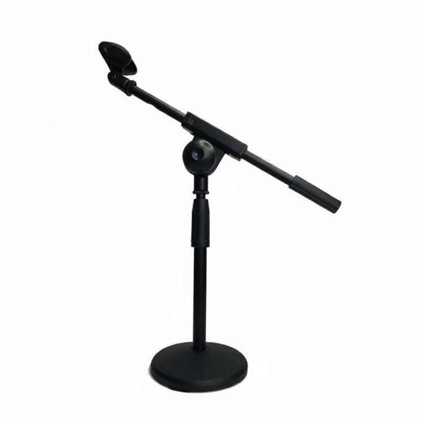 Adjustable Desktop Audio Pickup Stand Slip-Resistant-Slip Base Desktop Audio
