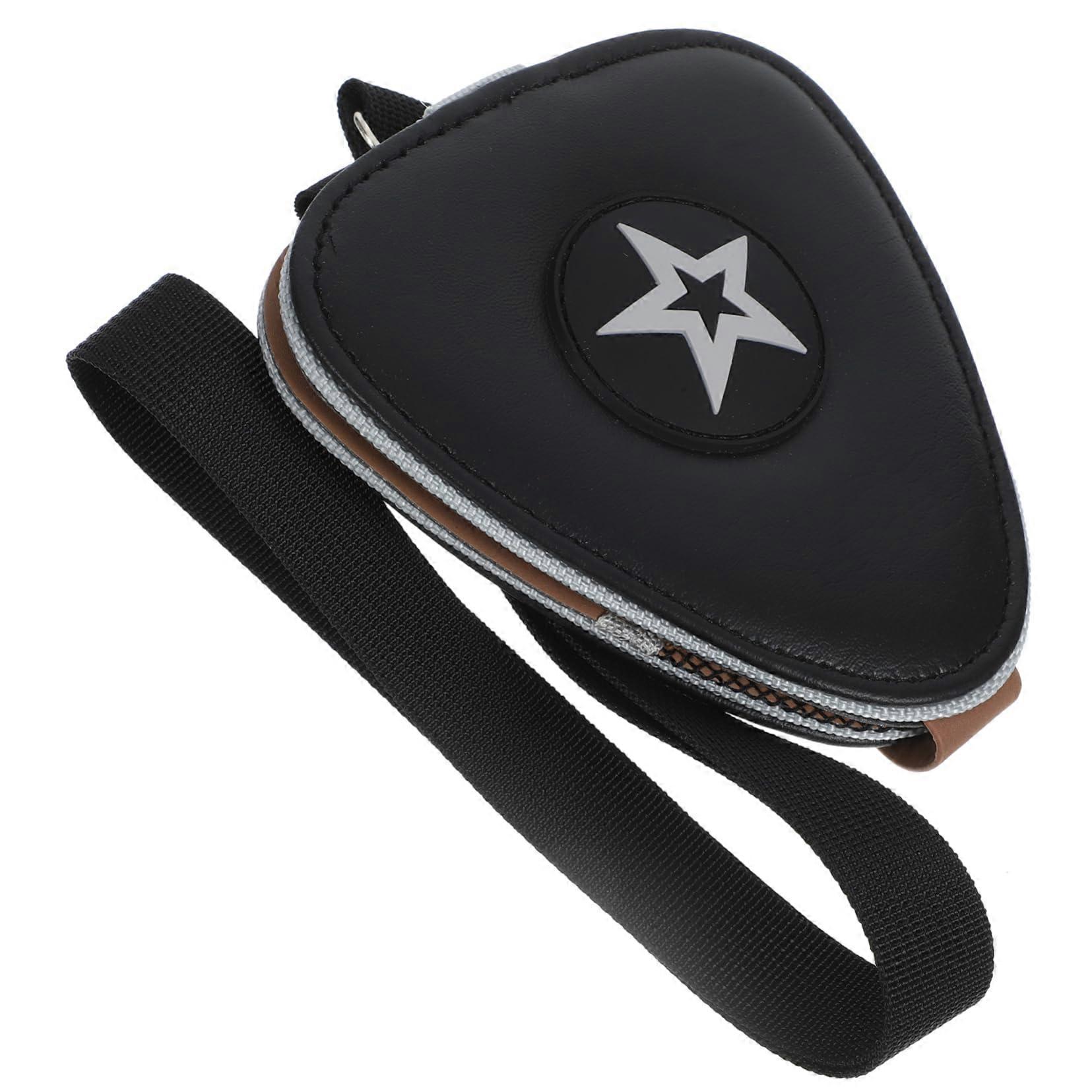 Leather Guitar Pick Holder Pouch Case Compact Design Quick Access Durable Scratch Protection