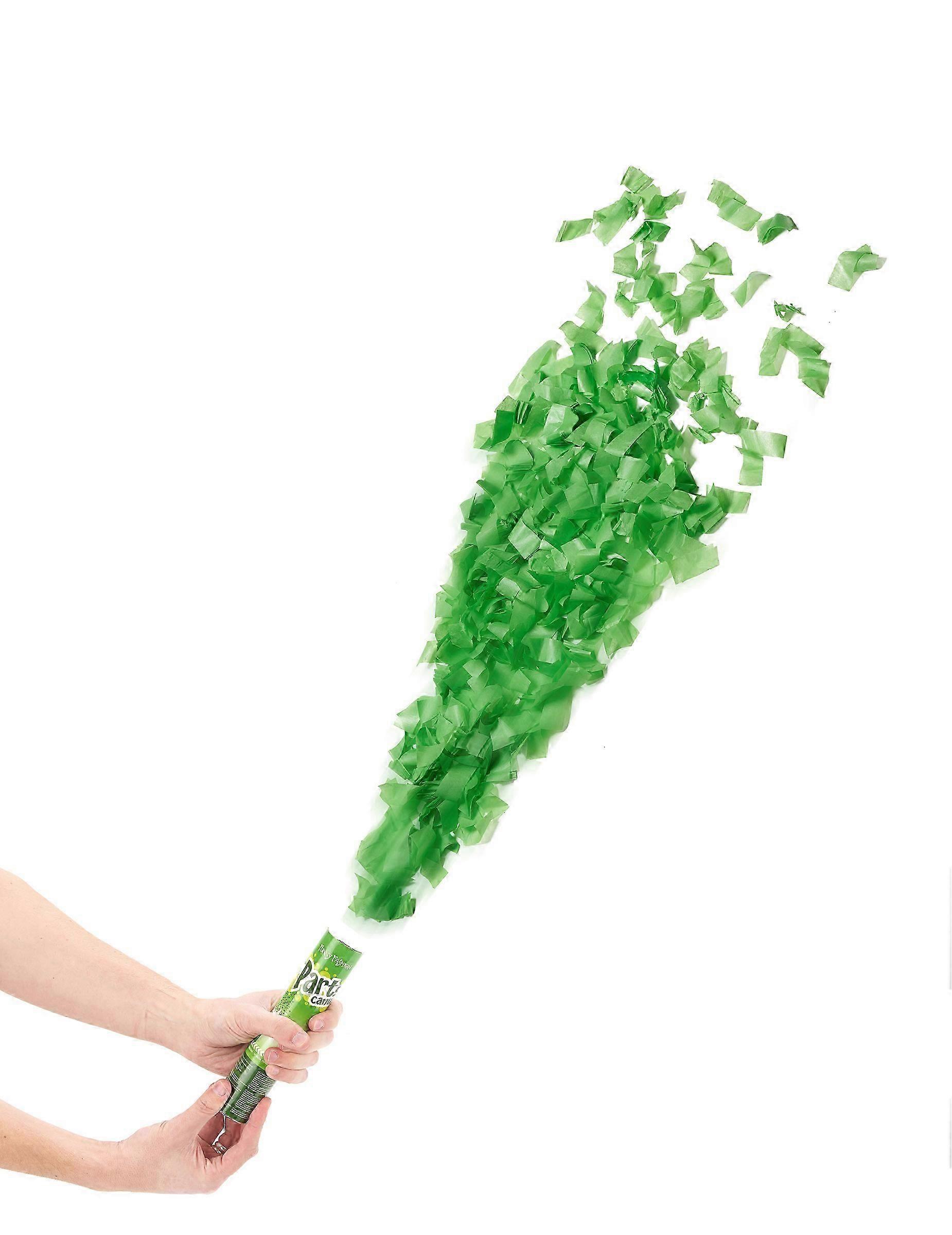 20cm Green Confetti Cannon