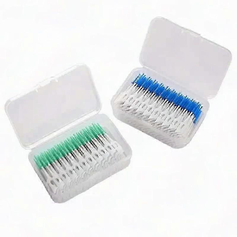 200 Pcs Flexible Soft-Tip Interdental Brushes