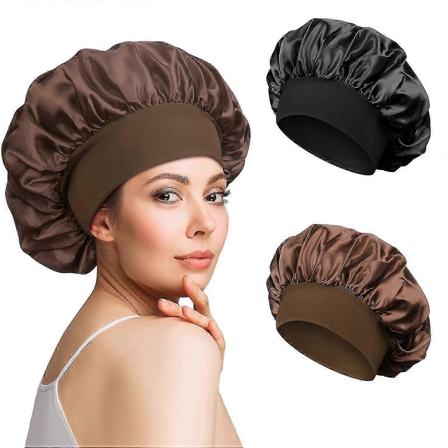 Breathable Satin Bonnet for Curls