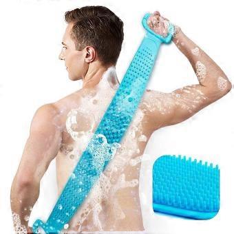 Back Scrubber For Shower,30inches And 35? Inches Two Size For Choosing Bath Body Brush Silicone Back Brush Extra Long Exfoliating Body Scrubber With