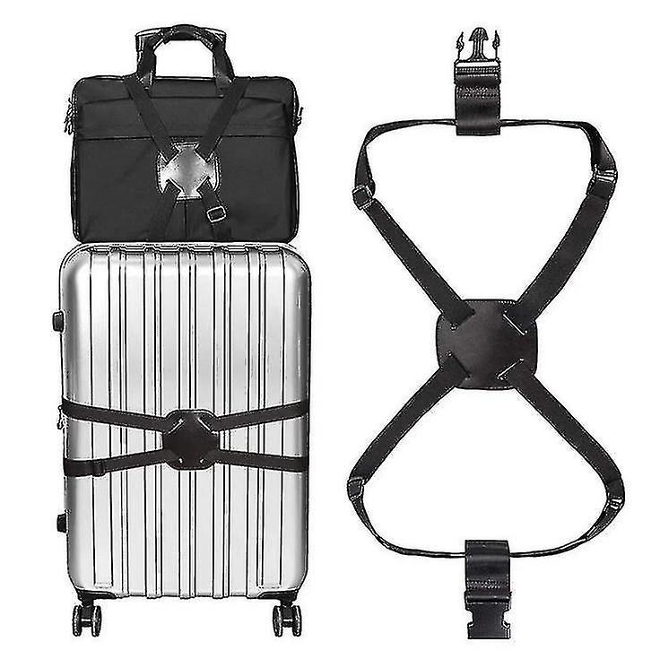 Multi functional Adjustable Luggage Straps Buckle Packing Belt Suitcase Binding Fixing Elastic Rope
