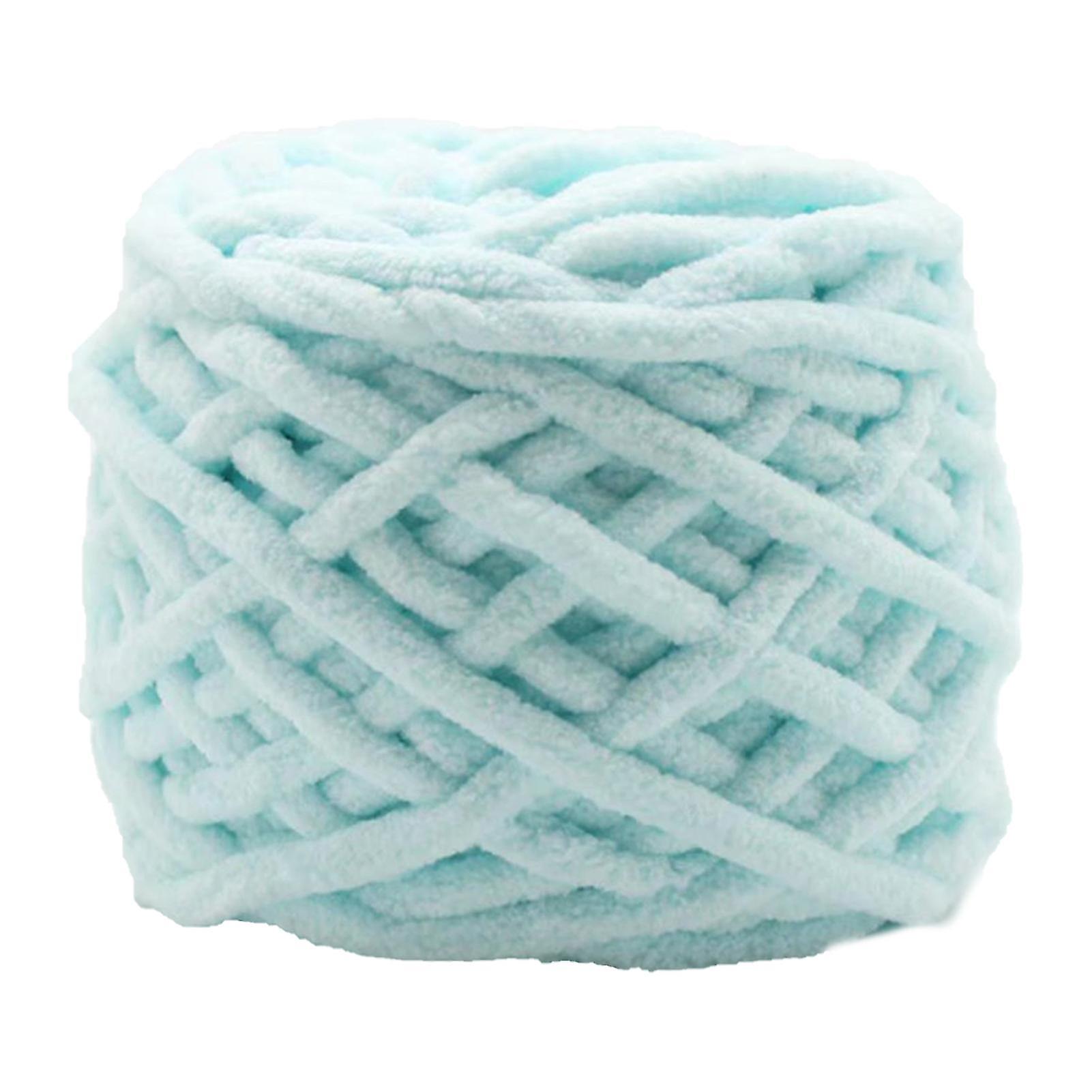 1 Roll 32m Yarn Soft Wide Usage Polyester Hand Woven Diy Craft Crochet Yarn For Patchwork