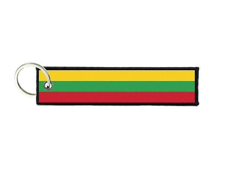 Port Cles Key Cle Homme Homme Fabric Brode Prints Lithuanian Lithuanian Flag