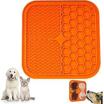 Almohadilla grande para lamer perros, almohadilla para lamer perros con ventosas, reduce b...
