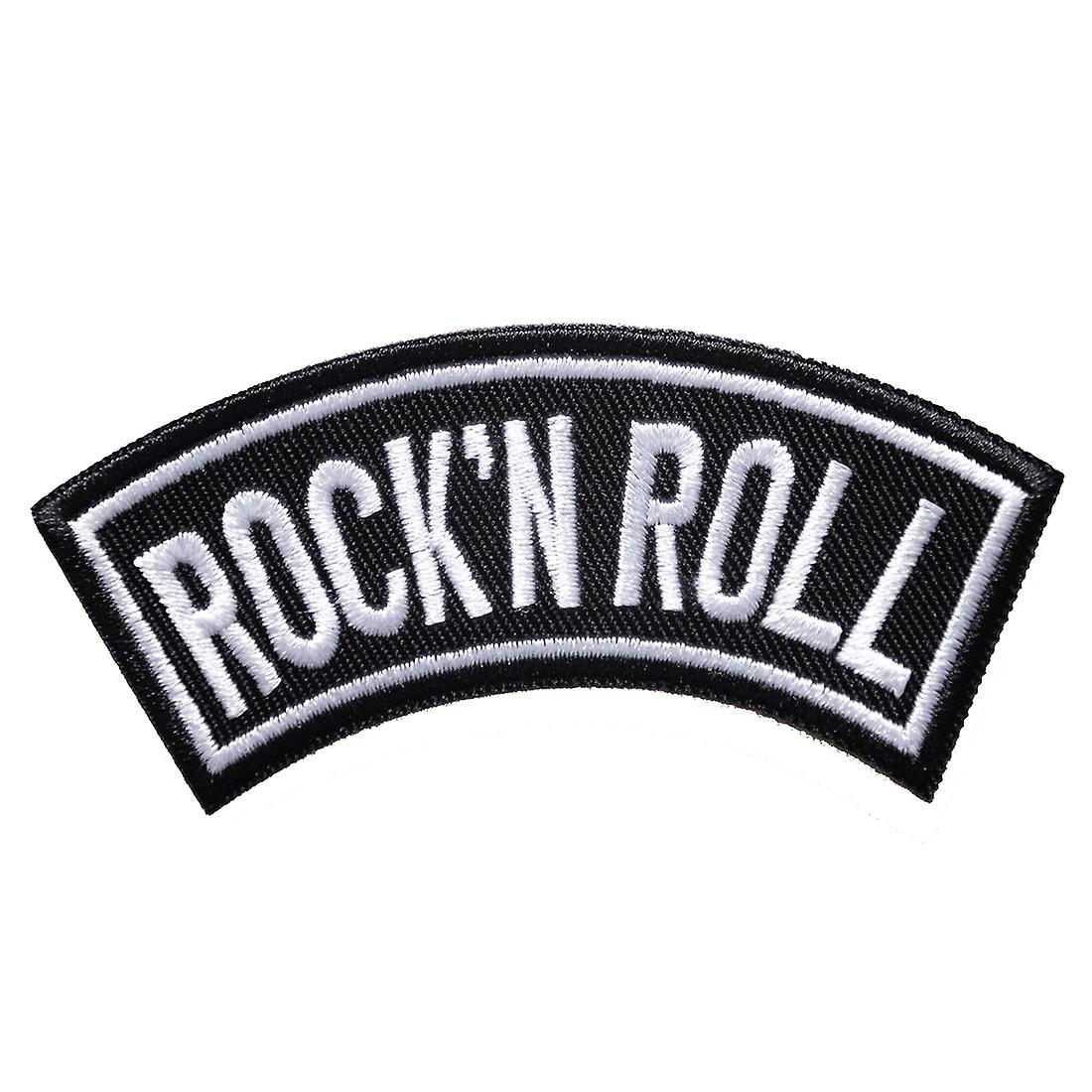 Biker Cowls Front TAB Rock n Roll Motorcycle Rocker - Patch, Size: 9 x 4.2 cm