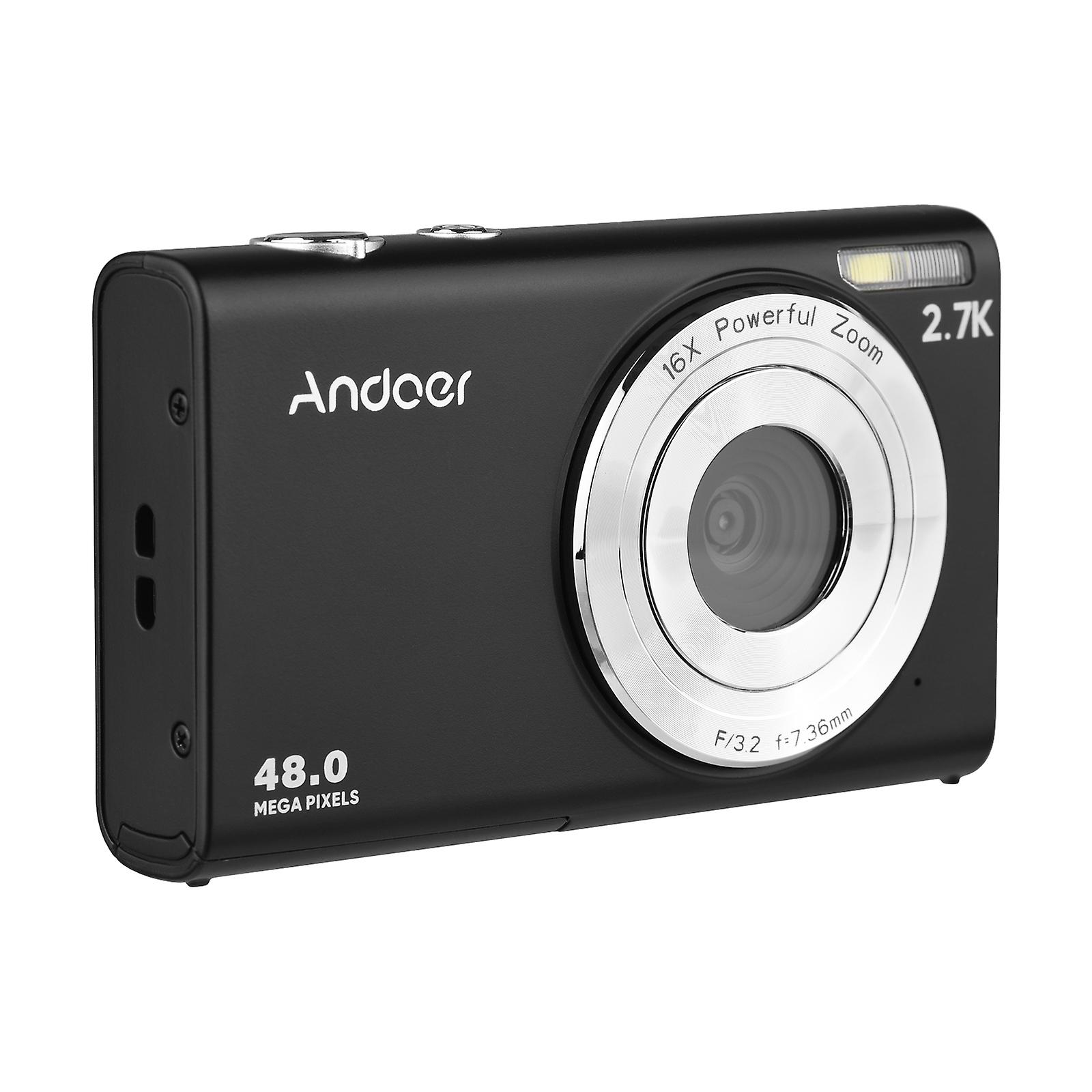 2.7k Digital Camera Compact Video Camcorder 48mp Auto Focus