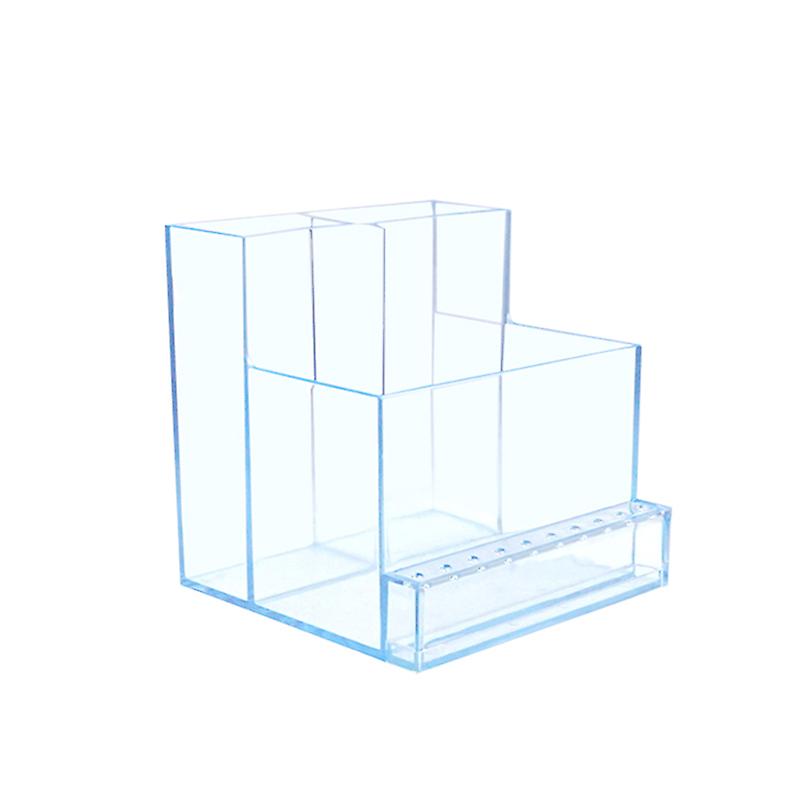 Plastic10 Holes Nail Drill Bits Holder Stand Storage Manicure Box Organizer