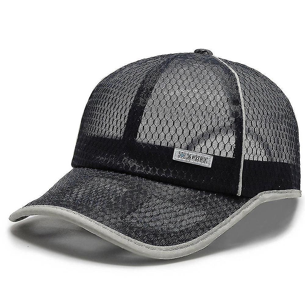 Child Swimming Aids Children's Sun Hat Summer Thin Quick-drying Breathable Mesh Hat Navy