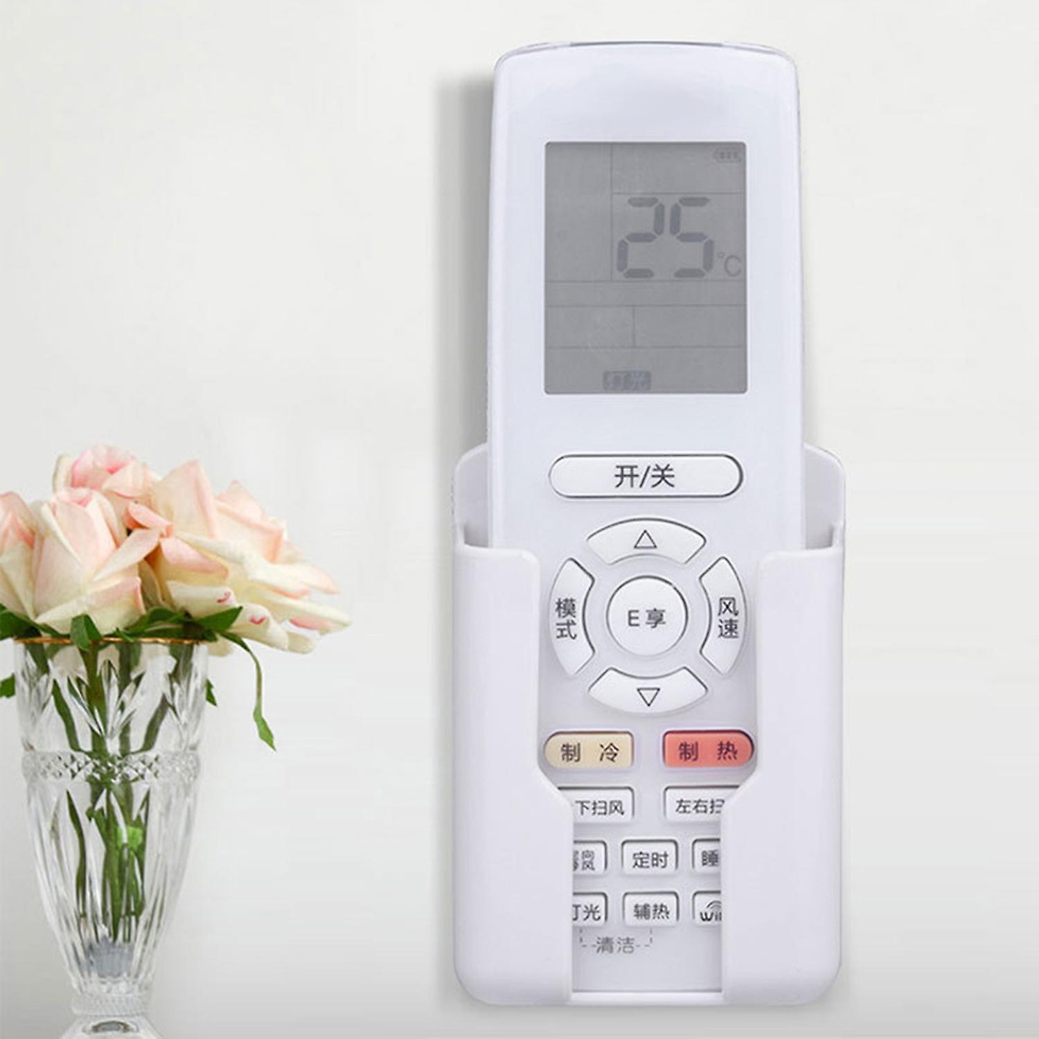 Remote Control Holder Heavy Duty Removable Solid Color Daily Use Wall ...