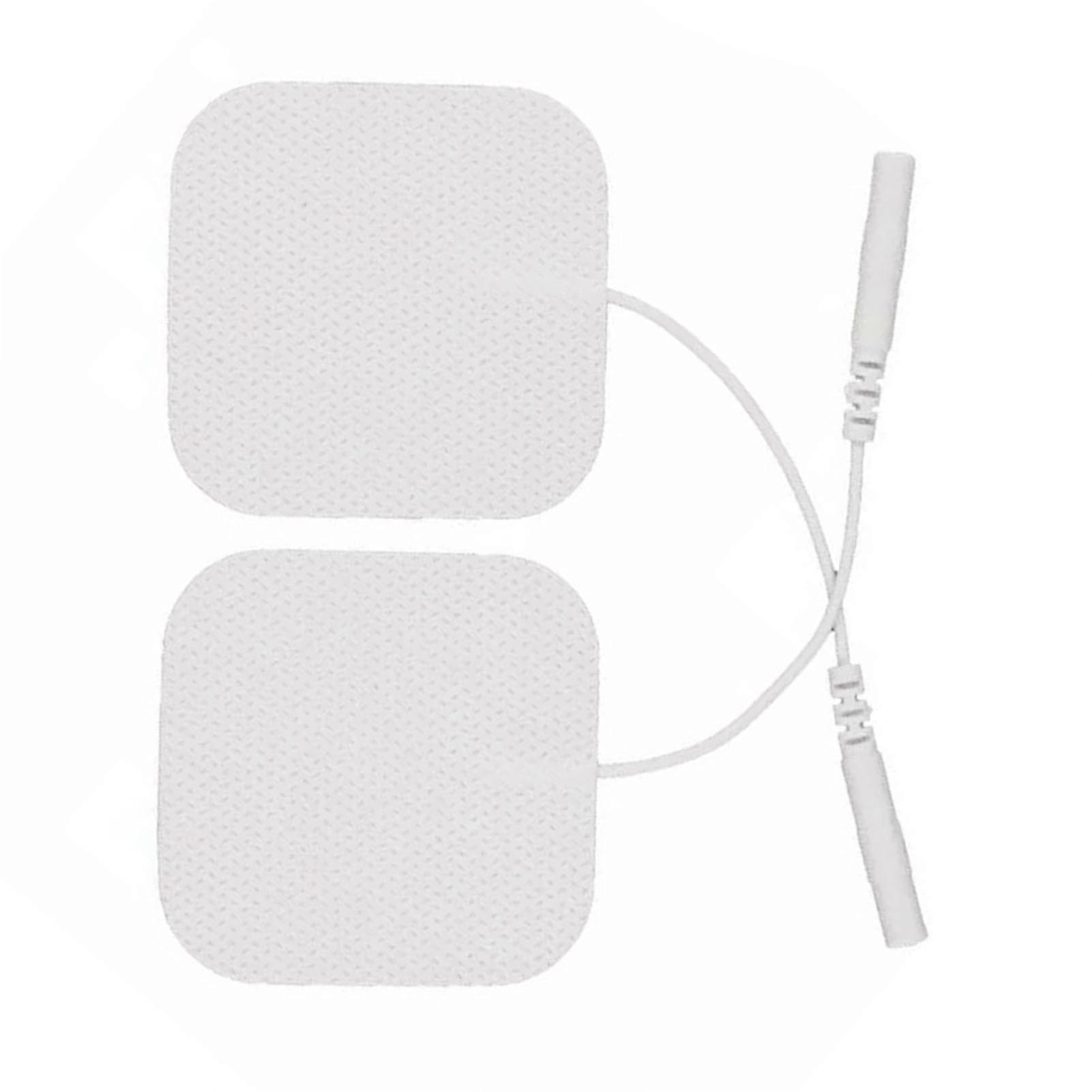 40pcs 2mm Aperture Electrode Massage Patches Self Adhesion Replacement Massager Pads 5x5cm 