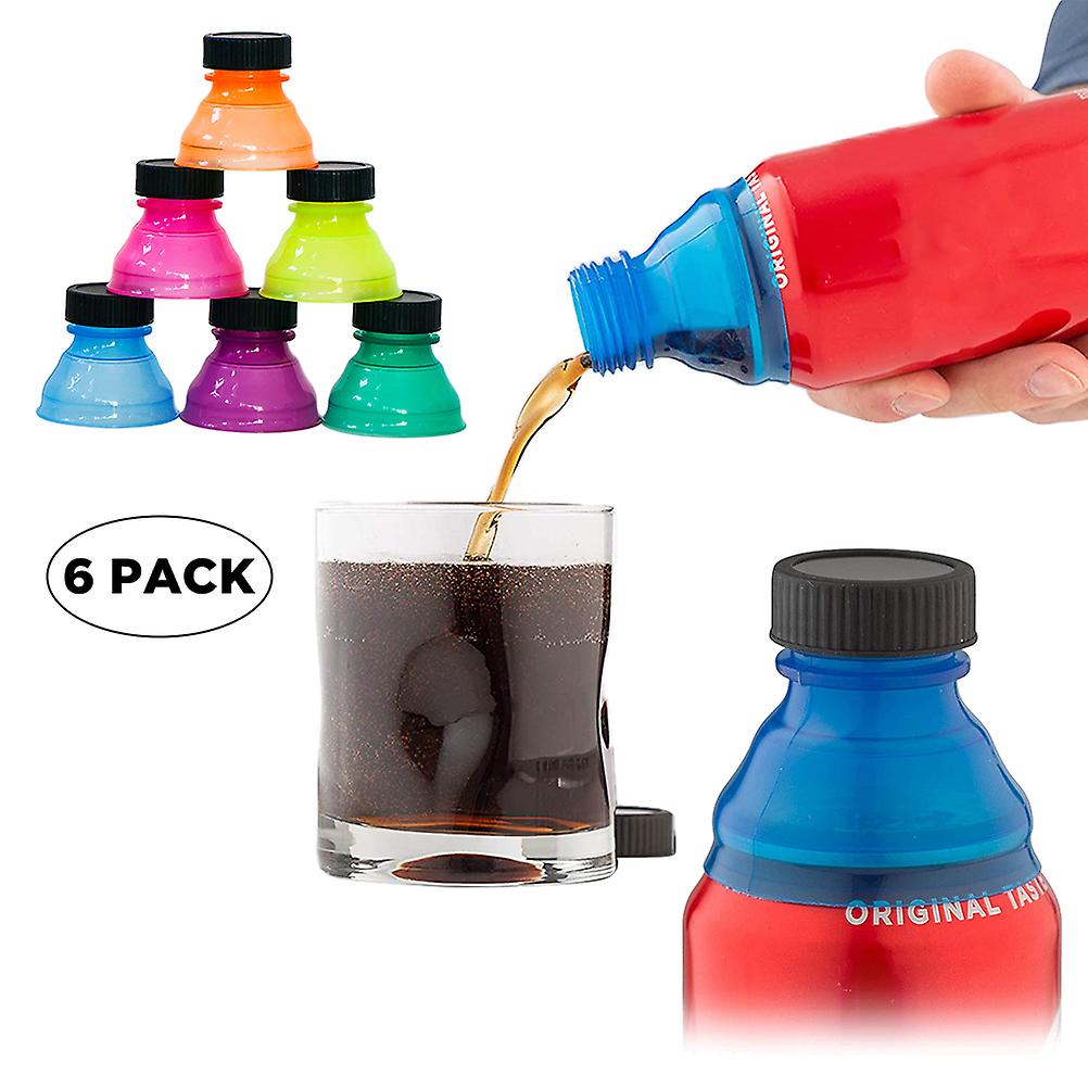 6 pcs Random Color Clear Soda Can Lids Can Covers For Soda Beer Energy Drinks Juice Reusable Lids