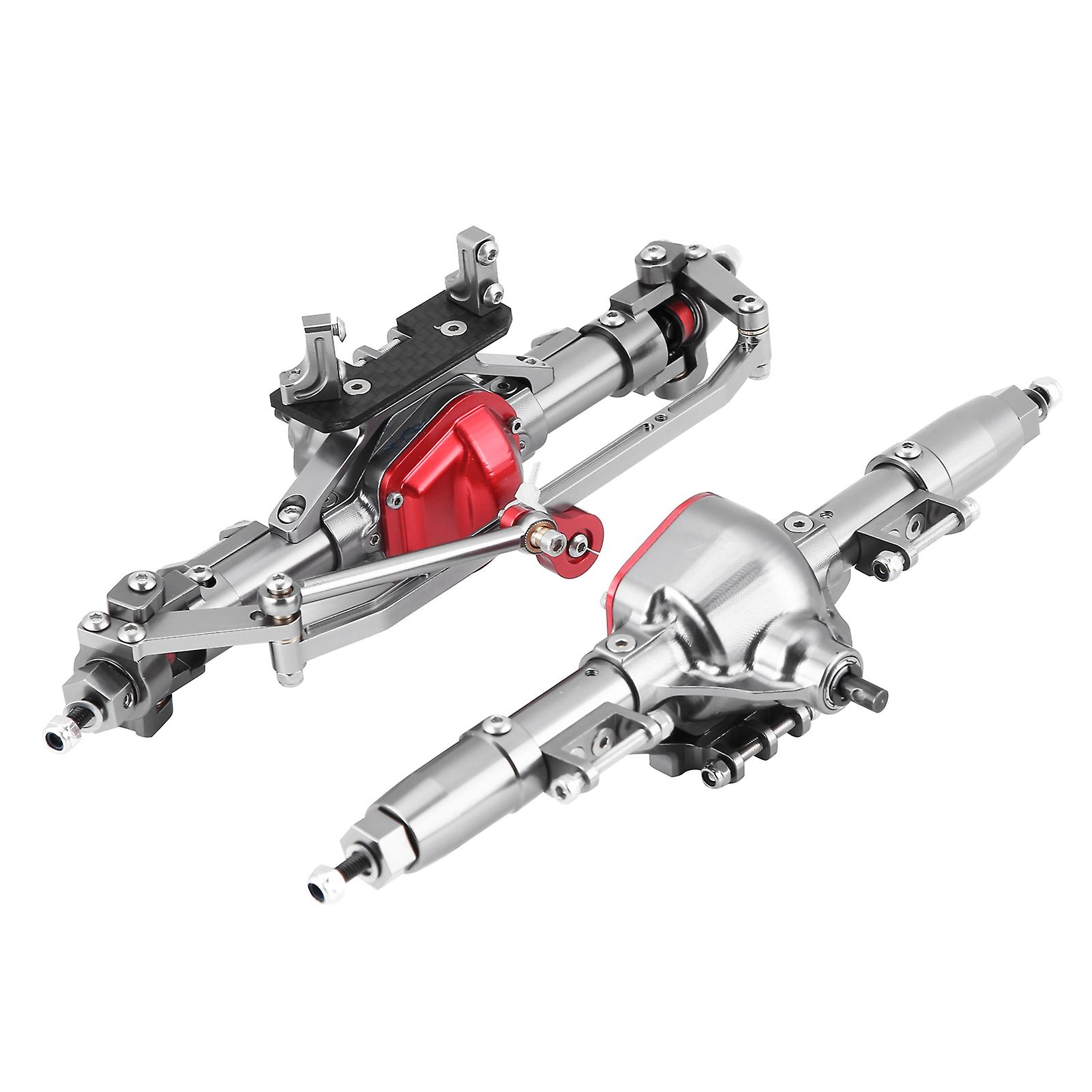 Aluminum Alloy Front and Rear Axles for SCX10 AXIAL RC4WD D90 1:10 Crawler RC Car