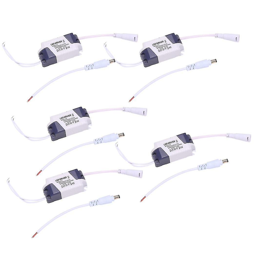 5x LED transformátor - konstantní transformátor 4-7W LED Driver napájecí transformátor dc12-24V odolný