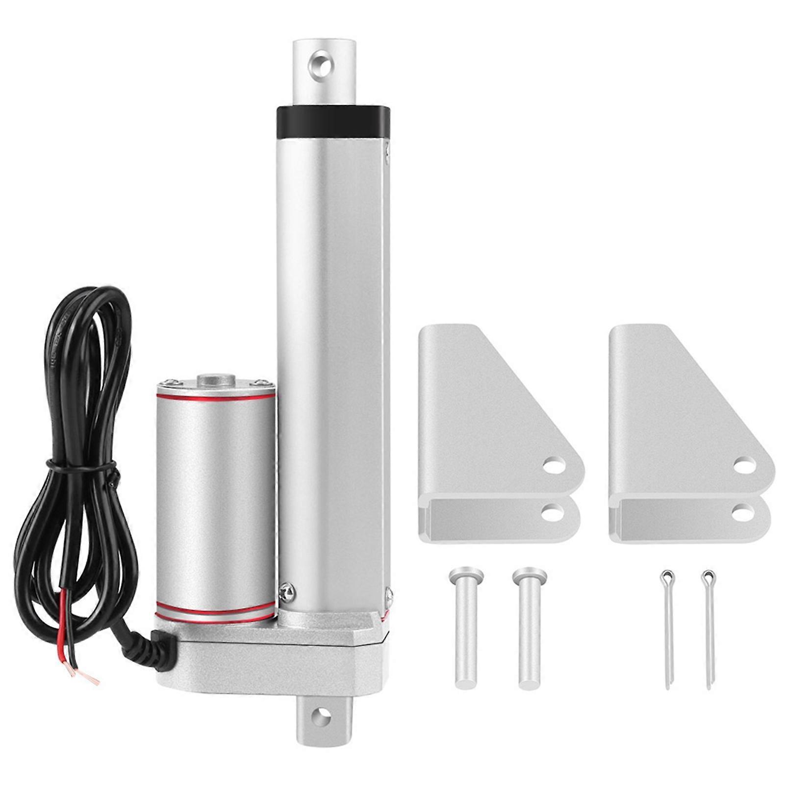 TICFOX 100mm Stroke High Duty 750N Straight Line Electric Linear Actuator 24V