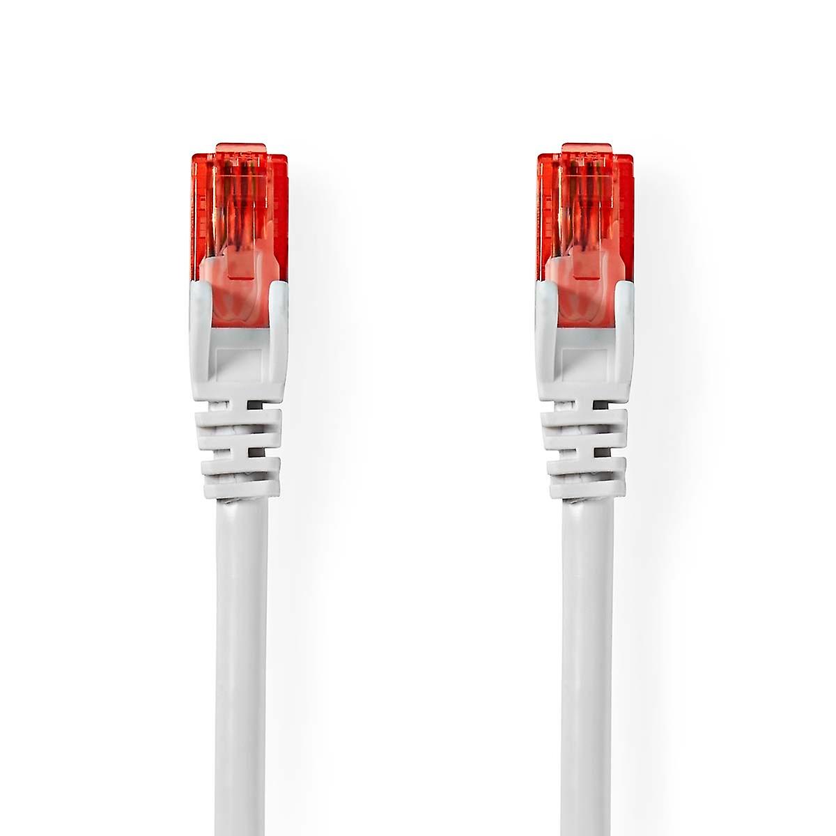CAT6ネットワークケーブル |RJ45 オス |RJ45 オス |U/UTPの |3.00メートル|ラウンド |ポリ塩化ビニル |私たち |ラベル
