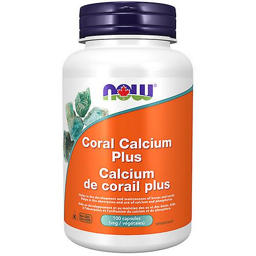 Coral Calcium Plus, 100 VegCaps by Now