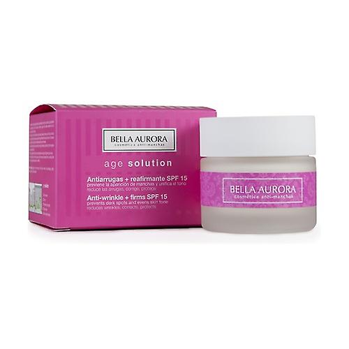 Anti-wrinkle and firming cream SPF15 Age Solution 50 ml of cream