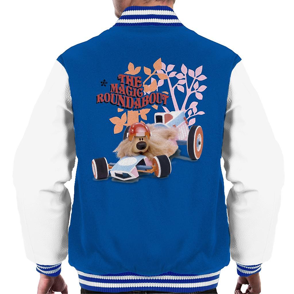 The Magic Roundabout Dougal Race Car Men's Varsity Jacket