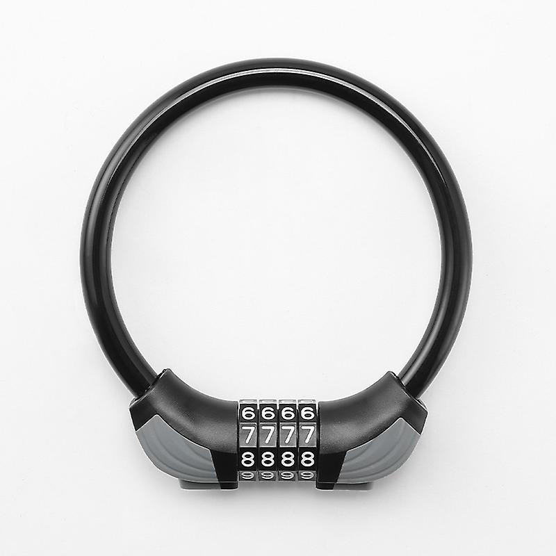 INF Opaque Cable Bike Lock with Combination Dial