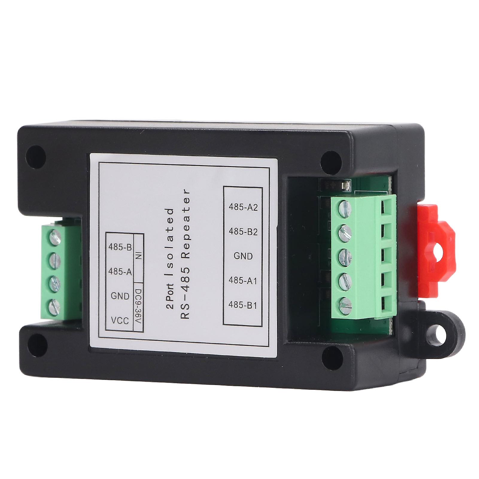 2 Channel Isolated RS485 Repeater Industrial Grade Photoelectric Isolation Type Repeater Module 9‑36VDC 