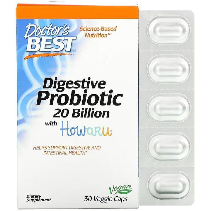 Doctor's Best Digestive Probiotic 20 Billion CFU Vcaps 30